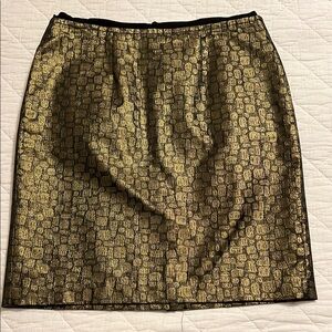 Loft metallic skirt
